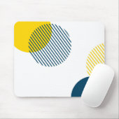 Moderne, einfache, minimale, trendige urbane abstr mousepad (Mit Mouse)