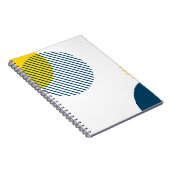 Moderne, einfache, minimale, trendige urbane abstr notizblock (Rechte Seite)