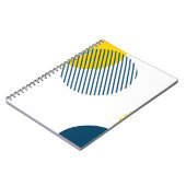 Moderne, einfache, minimale, trendige urbane abstr notizblock (Linke Seite)