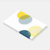 Moderne, einfache, minimale, trendige urbane abstr post-it klebezettel (angewinkelt)