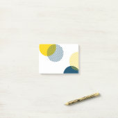 Moderne, einfache, minimale, trendige urbane abstr post-it klebezettel (Auf Schreibtisch)
