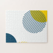 Moderne, einfache, minimale, trendige urbane abstr puzzle (Horizontal)