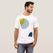Moderne, einfache, minimale, trendige urbane abstr T-Shirt (Vorne ganz)