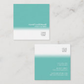 Moderne, einfache Minimalistische, einzigartige sa Quadratische Visitenkarte (Vorne/Hinten)