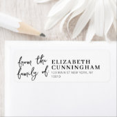 Moderne einfache Minimalistische Gedenkstätte Rück (Insitu)