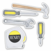 Moderne, einfache Minimalistische Handytools Aufkleber (Vorderseite)