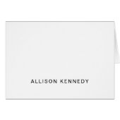 Moderne, einfache Minimalistische Sauberkeit Elega (Vorderseite (Horizontal))