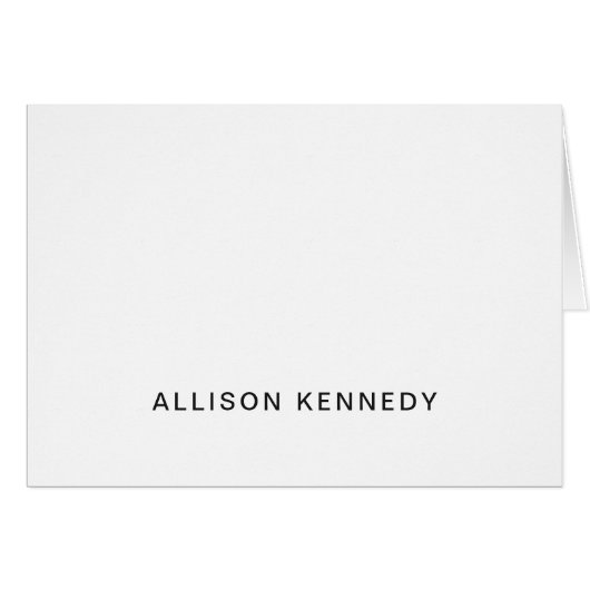 Moderne, einfache Minimalistische Sauberkeit Elega (Vorderseite (Horizontal))