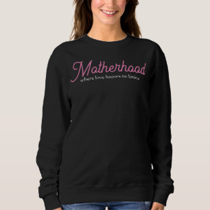 Moderne, einfache, Minimalistische, stilvolle Mama Sweatshirt