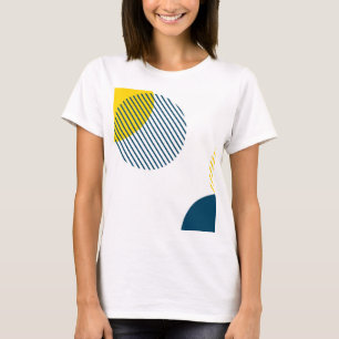 Moderne, einfache, minimalistische, trendige abstr T-Shirt