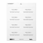 Moderne, einfache Minimalistische Unternehmenskart (Vorne)