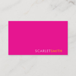 Moderne, einfache, minimalistische Visitenkarte