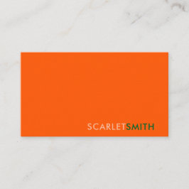 Moderne, einfache, minimalistische Visitenkarte