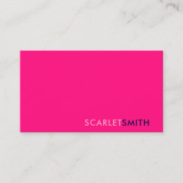 Moderne, einfache, minimalistische Visitenkarte