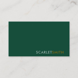 Moderne, einfache, minimalistische Visitenkarte