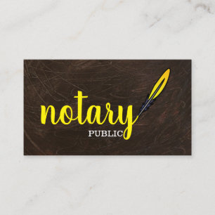 Moderne einfache mobile Notarin elegante Schrift Visitenkarte
