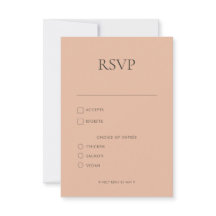 Moderne einfache Monogram Blush Mix & Match Weddin