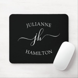 Moderne einfache Monogramm Mousepad