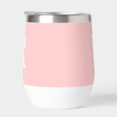 Moderne einfache Monogramm Rosa (Rechts)