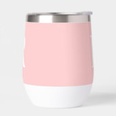 Moderne einfache Monogramm Rosa (Links)