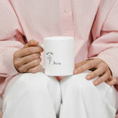 Moderne einfache Nana-Tasse Kaffeetasse