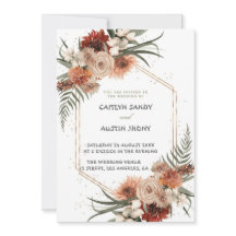 Moderne einfache neutrale Boho Floral