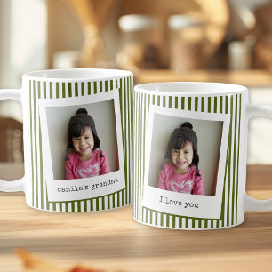 Moderne einfache Oma-Foto-Kaffeetasse Kaffeetasse