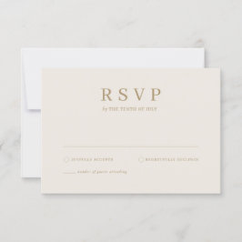 Moderne einfache Palm-Blätter RSVP-Karte RSVP Karte