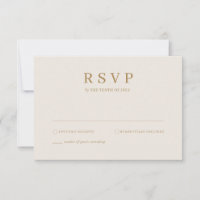Moderne einfache Palmwedel-RSVP-Karte