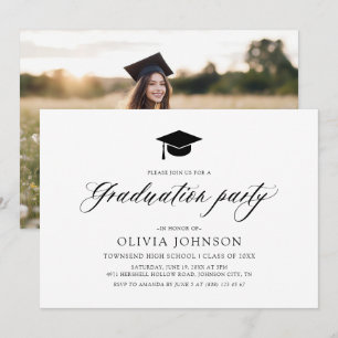 Moderne Einfache Partei für den Minimalistischen F Einladung