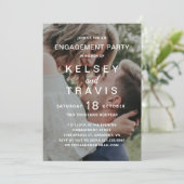 Moderne, einfache Partei für Lässiges Foto Einladung (Stehend Vorderseite)