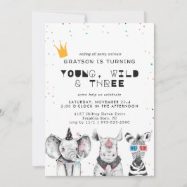 Moderne, einfache Party-Einladung