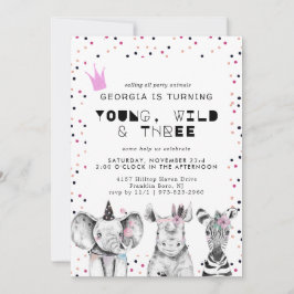 Moderne, einfache Party-Einladung