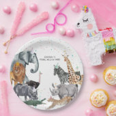 Moderne, einfache Party- und Aquarellplatte Pappteller (Party)