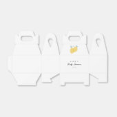 Moderne einfache Pastel Citrus Lemons Kinderdusche Geschenkschachtel (Ungefaltet)