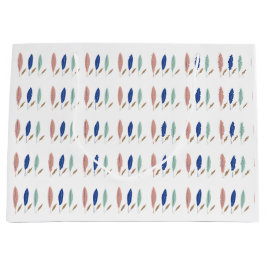 Moderne, einfache pastellfarbene minimalistische B Große Geschenktüte