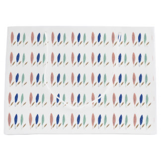 Moderne, einfache pastellfarbene minimalistische B Große Geschenktüte