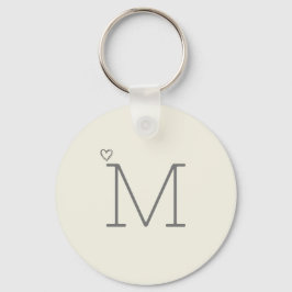 Moderne, einfache Personalisierte Anfänge Schlüsselanhänger