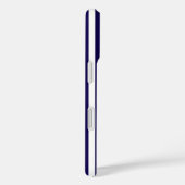 Moderne, einfache Personalisierte Marine mit verti Case-Mate iPhone Hülle (Rückseite / Rechts)