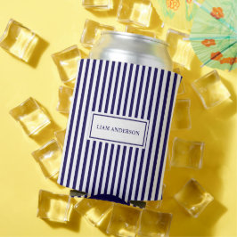 Moderne, einfache Personalisierte Marine mit verti Dosenkühler