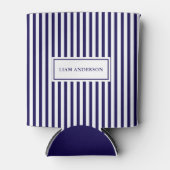 Moderne, einfache Personalisierte Marine mit verti Dosenkühler (Vorderseite)