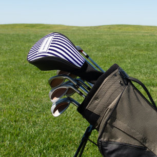Moderne, einfache Personalisierte Marine mit verti Golf Headcover