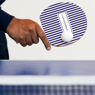 Moderne, einfache Personalisierte Marine mit verti Tischtennis Schläger