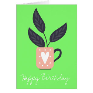 Moderne, einfache Pflanze