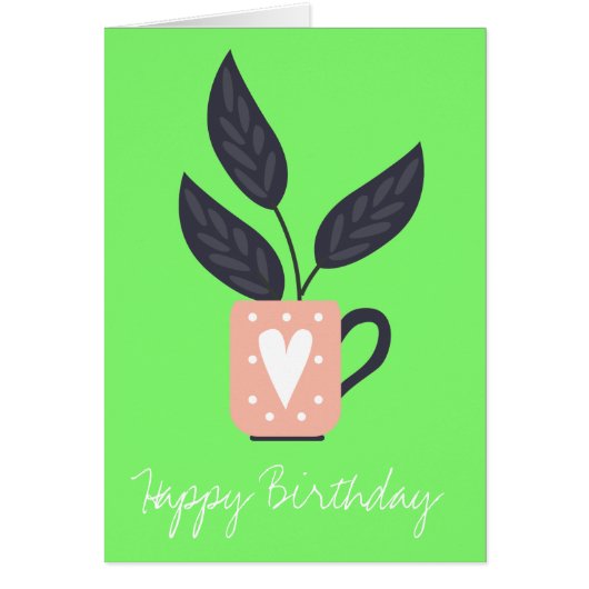 Moderne, einfache Pflanze (Vorne)