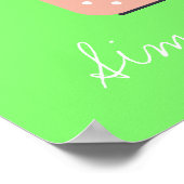 Moderne, einfache Pflanze Poster (Ecke)