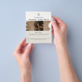 Moderne einfache professionelle Fotos QR-Code-Logo Flyer (Gruppe)