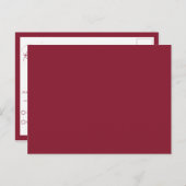 Moderne, einfache QR Code UAWG Pos für Minimalisti Postkarte (Vorne/Hinten)