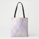 Moderne einfache Regenbogenstreifen Muster Tasche (Vorderseite)
