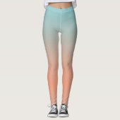 Moderne, einfache, rosa Leggings (Vorderseite)